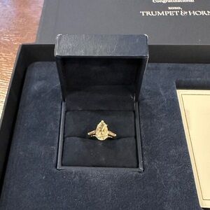 NWT Vintage 14k Yellow Gold Ring with 2.02ct Diamond